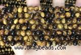 CTE2158 15.5 inches 6mm round yellow tiger eye gemstone beads