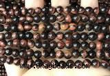 CTE2181 15.5 inches 6mm round red tiger eye gemstone beads