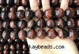 CTE2187 15.5 inches 18mm round red tiger eye gemstone beads