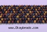 CTE2219 15.5 inches 6mm round colorful tiger eye gemstone beads