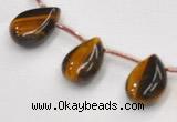 CTE24 teardrop 10*14mm yellow tiger eye beads Wholesale