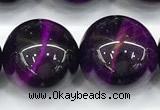 CTE2417 15 inches 14mm round purple tiger eye beads