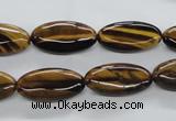 CTE305 15.5 inches 10*20mm marquise yellow tiger eye gemstone beads