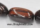 CTE31 15.5 inches 15*30mm freeform red tiger eye gemstone beads