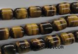 CTE328 15.5 inches 8*10mm drum yellow tiger eye gemstone beads