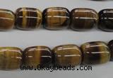 CTE329 15.5 inches 10*14mm drum yellow tiger eye gemstone beads