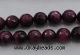 CTE473 15.5 inches 10mm faceted round red tiger eye beads wholesale