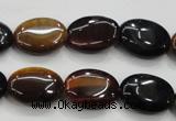 CTE61 15.5 inches 13*18mm oval mixed tiger eye gemstone beads