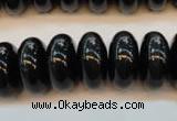 CTE647 15.5 inches 10*18mm rondelle blue tiger eye beads wholesale