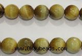 CTE903 15.5 inches 10mm faceted round golden tiger eye beads