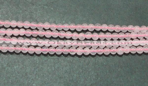 CTG07 15.5 inches 3mm round tiny rose quartz beads wholesale