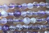 CTG1024 15.5 inches 2mm faceted round tiny purple fluorite beads