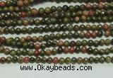 CTG104 15.5 inches 2mm round tiny unakite gemstone beads wholesale