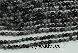 CTG106 15.5 inches 2mm round tiny snowflake obsidian beads wholesale