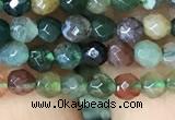 CTG1116 15.5 inches 3mm faceted round tiny Indian agate beads