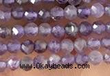 CTG1340 15.5 inches 2mm faceted round amethyst beads wholesale