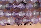 CTG1343 15.5 inches 4mm faceted round amethyst beads wholesale