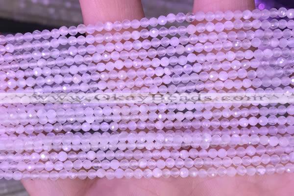 CTG1351 15.5 inches 2mm faceted round white moonstone beads