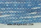 CTG137 15.5 inches 3mm round tiny blue agate beads wholesale