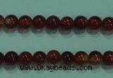 CTG14 15.5 inch 3mm round B grade tiny red agate beads wholesale