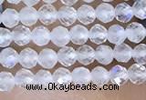 CTG1402 15.5 inches 2mm faceted round white moonstone beads wholesale