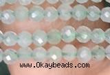 CTG1410 15.5 inches 2mm faceted round prehnite beads wholesale