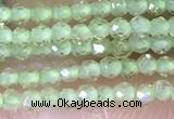 CTG1412 15.5 inches 2mm faceted round peridot beads wholesale