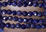 CTG1450 15.5 inches 2mm faceted round blue goldstone beads wholesale