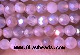 CTG1452 15.5 inches 2mm faceted round AB-color moonstone beads