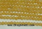 CTG148 15.5 inches 3mm round tiny yellow jade beads wholesale