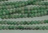 CTG155 15.5 inches 3mm round tiny Qinghai jade beads wholesale