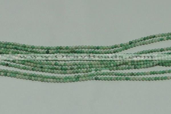 CTG155 15.5 inches 3mm round tiny Qinghai jade beads wholesale