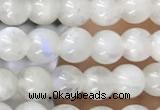 CTG1580 15.5 inches 4mm round white moonstone beads wholesale