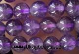 CTG1584 15.5 inches 4mm round amethyst gemstone beads wholesale