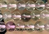 CTG1588 15.5 inches 4mm round fluorite gemstone beads wholesale