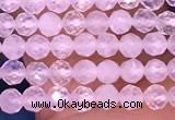 CTG1600 15.5 inches 2.5mm faceted round tiny white moonstone beads