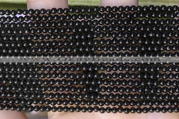 CTG2051 15 inches 2mm,3mm black obsidian gemstone beads