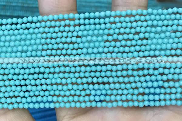 CTG2082 15 inches 2mm,3mm synthetic turquoise gemstone beads