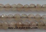 CTG218 15.5 inches 3mm faceted round tiny moonstone beads