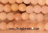 CTG2218 15 inches 2mm,3mm faceted round red aventurine jade beads