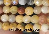 CTG2219 15 inches 2mm,3mm faceted round crazy lace agate beads