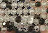 CTG2256 15 inches 2mm faceted round ghost crystal beads