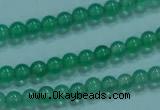 CTG24 15.5 inch 3mm round tiny pale green agate beads wholesale