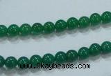 CTG25 15.5 inches 4mm round tiny green agate beads wholesale