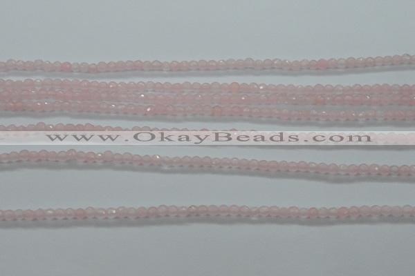 CTG401 15.5 inches 2mm faceted round tiny dyed candy jade beads