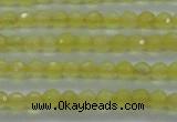 CTG406 15.5 inches 2mm faceted round tiny dyed candy jade beads