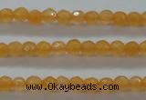 CTG407 15.5 inches 2mm faceted round tiny dyed candy jade beads