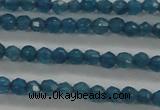 CTG410 15.5 inches 2mm faceted round tiny dyed candy jade beads