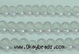 CTG44 15.5 inches 2mm round tiny white crystal beads wholesale