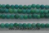 CTG440 15.5 inches 2mm round tiny natural turquoise beads wholesale